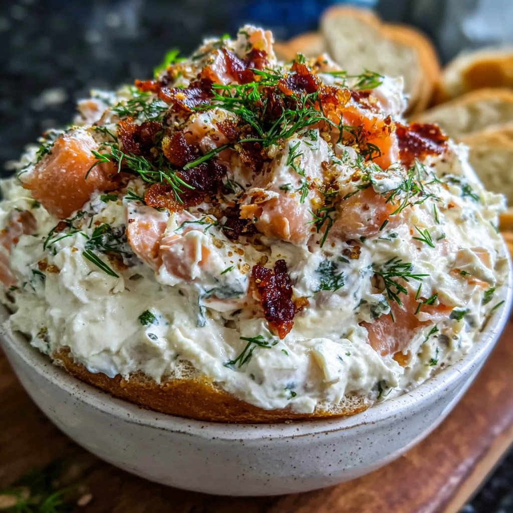 Smoked Salmon Dip Bowl