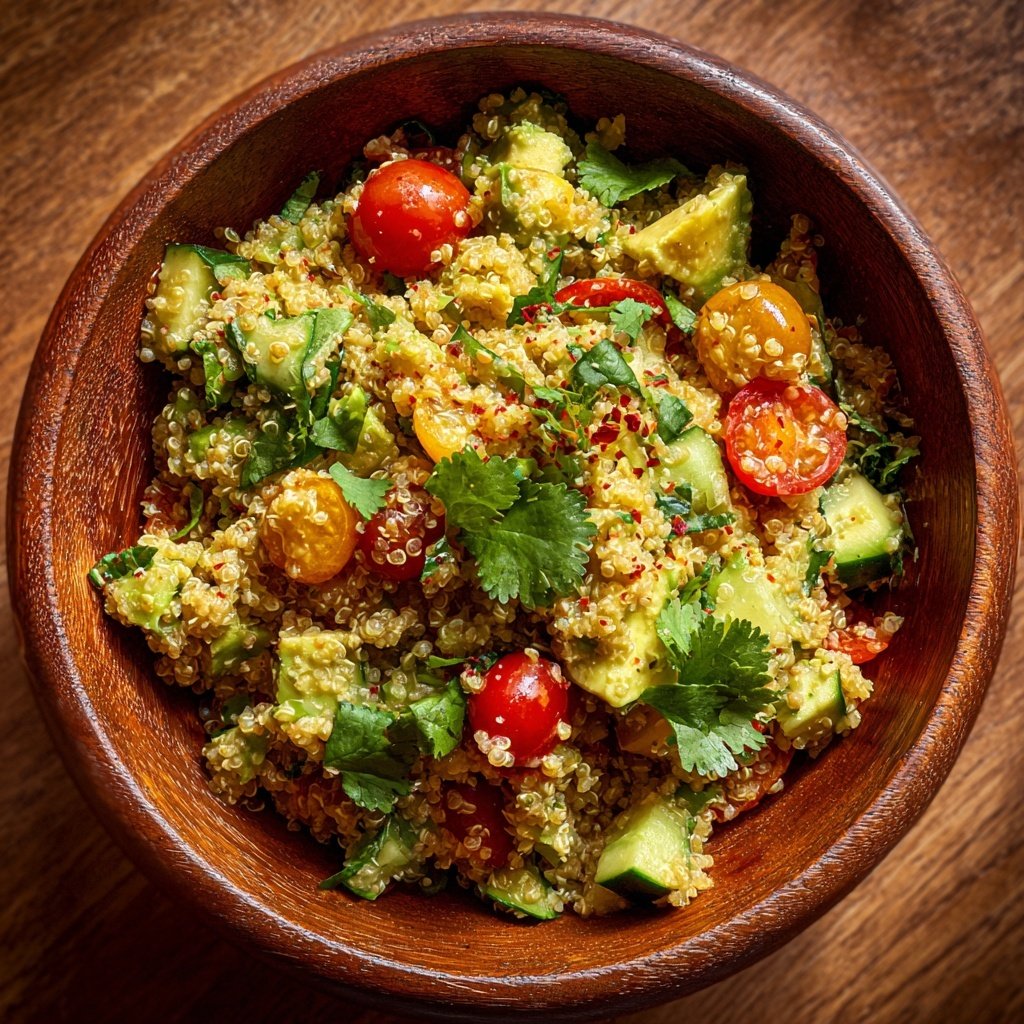 Healthy Avocado Quinoa Salad