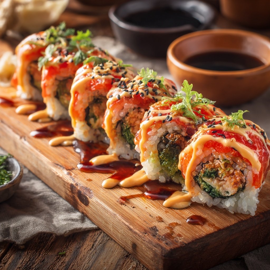 Global Japanese Sushi Rolls