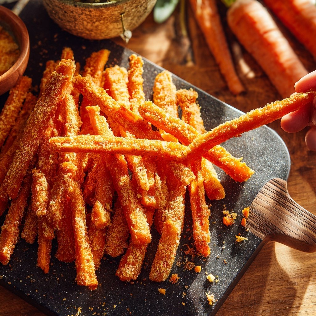 Ginger Garlic Carrot Sticks