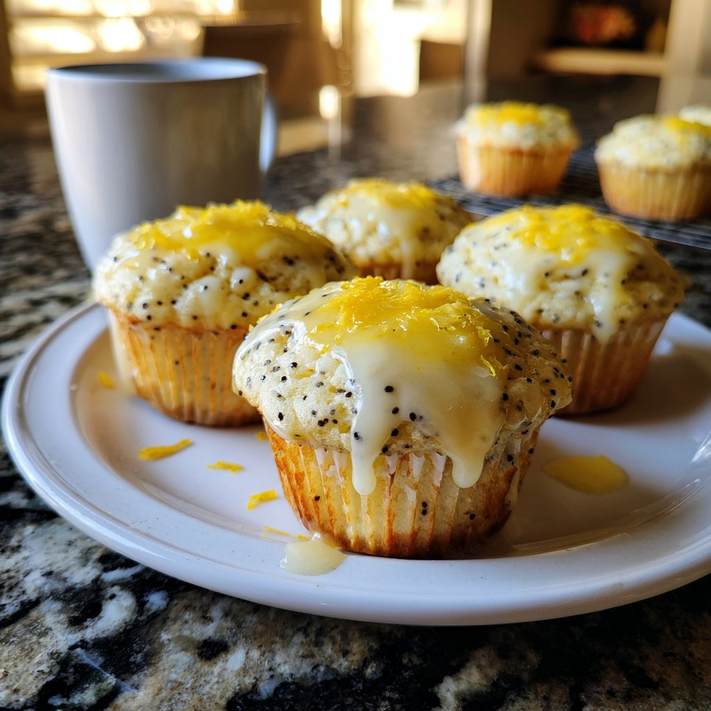 Spring Lemon Poppyseed Cupcakes