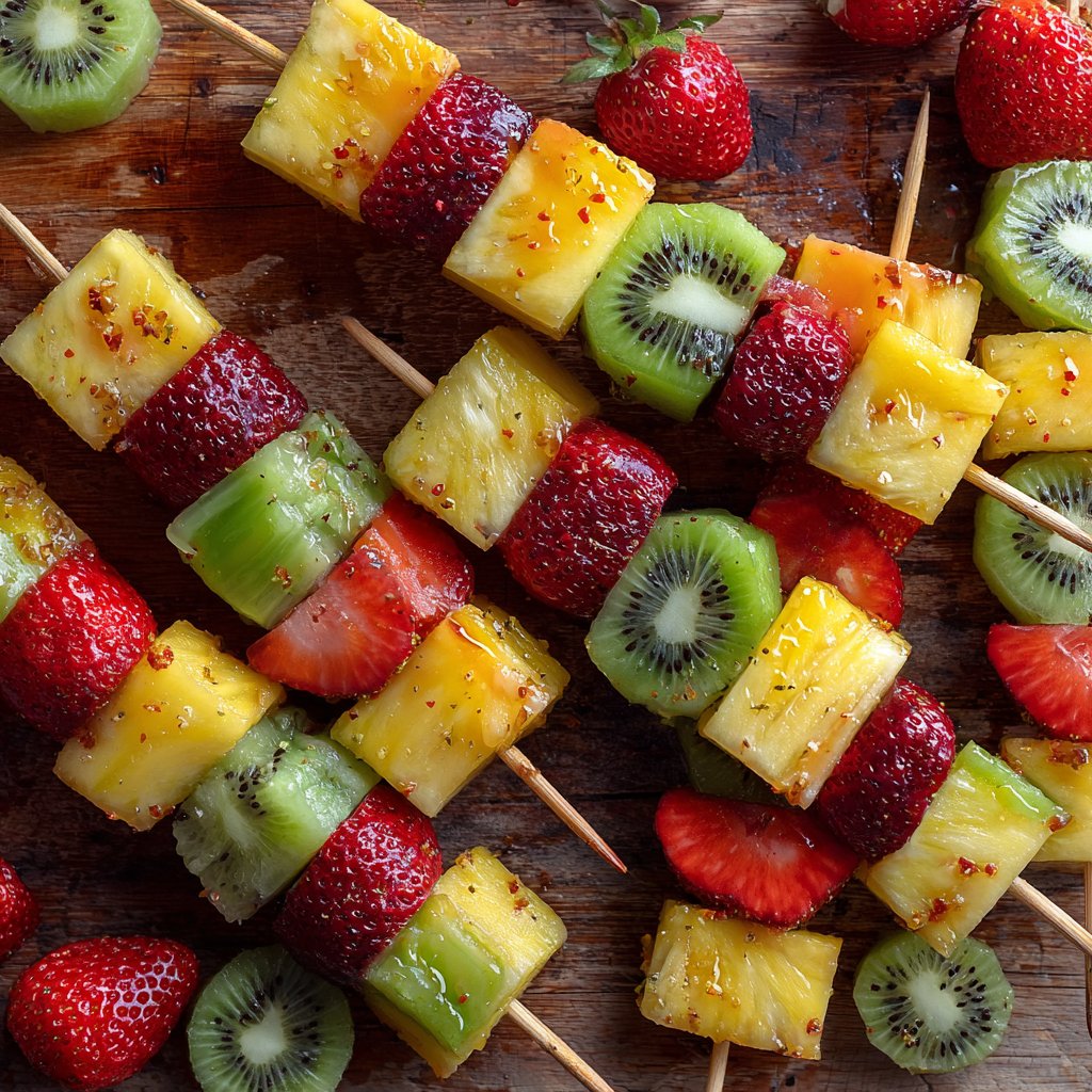 Rainbow Fruit Skewers