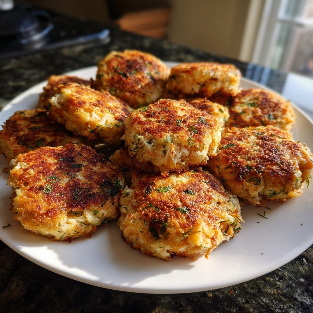 Savory Salmon Patties with Dill