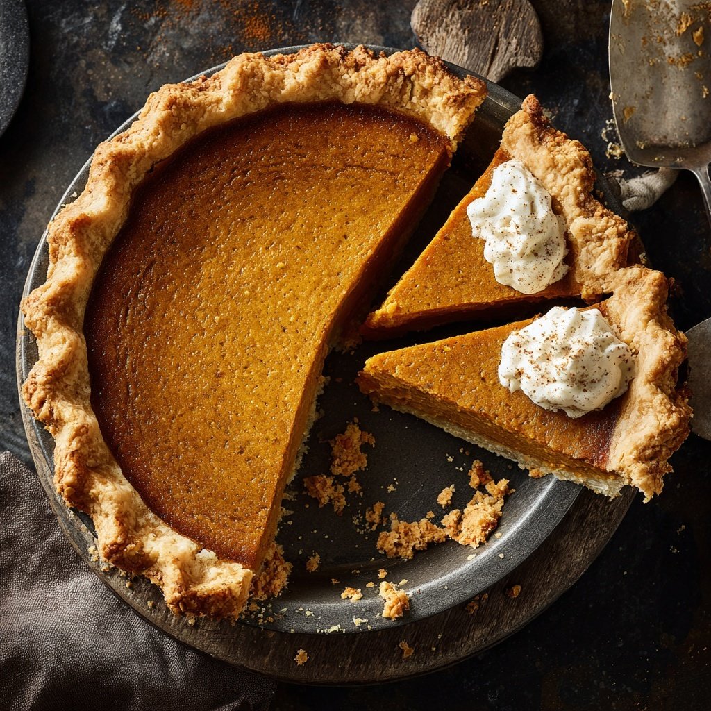 Festive Spiced Pumpkin Pie