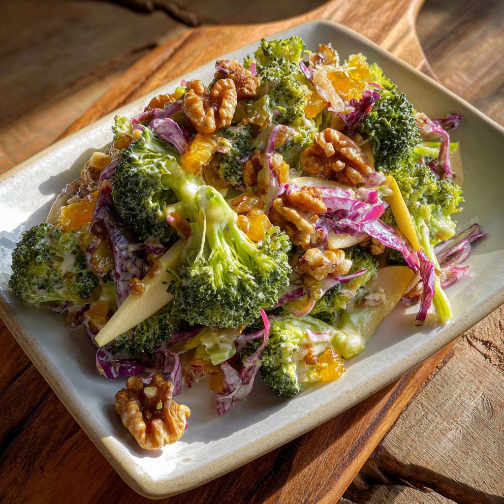 Crunchy Broccoli Apple Salad