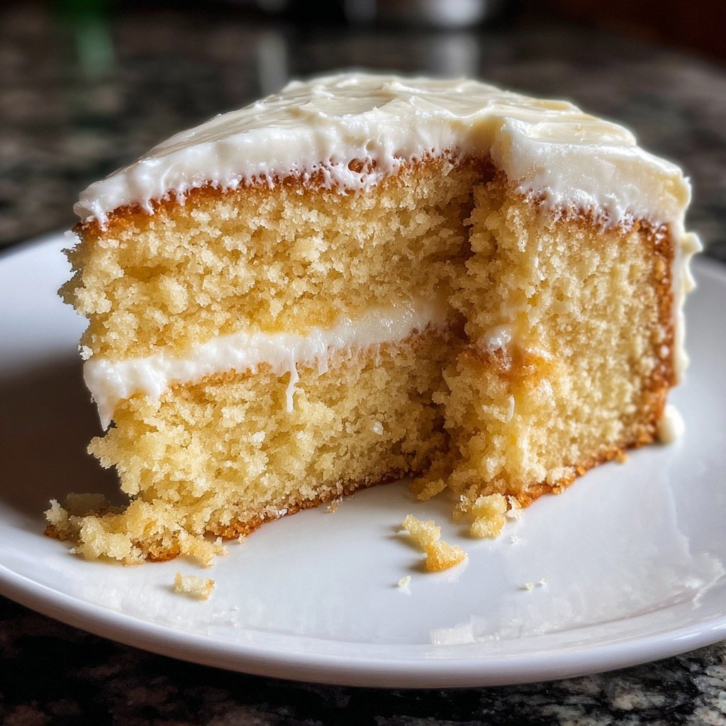 Dessert Vanilla Sponge Cake