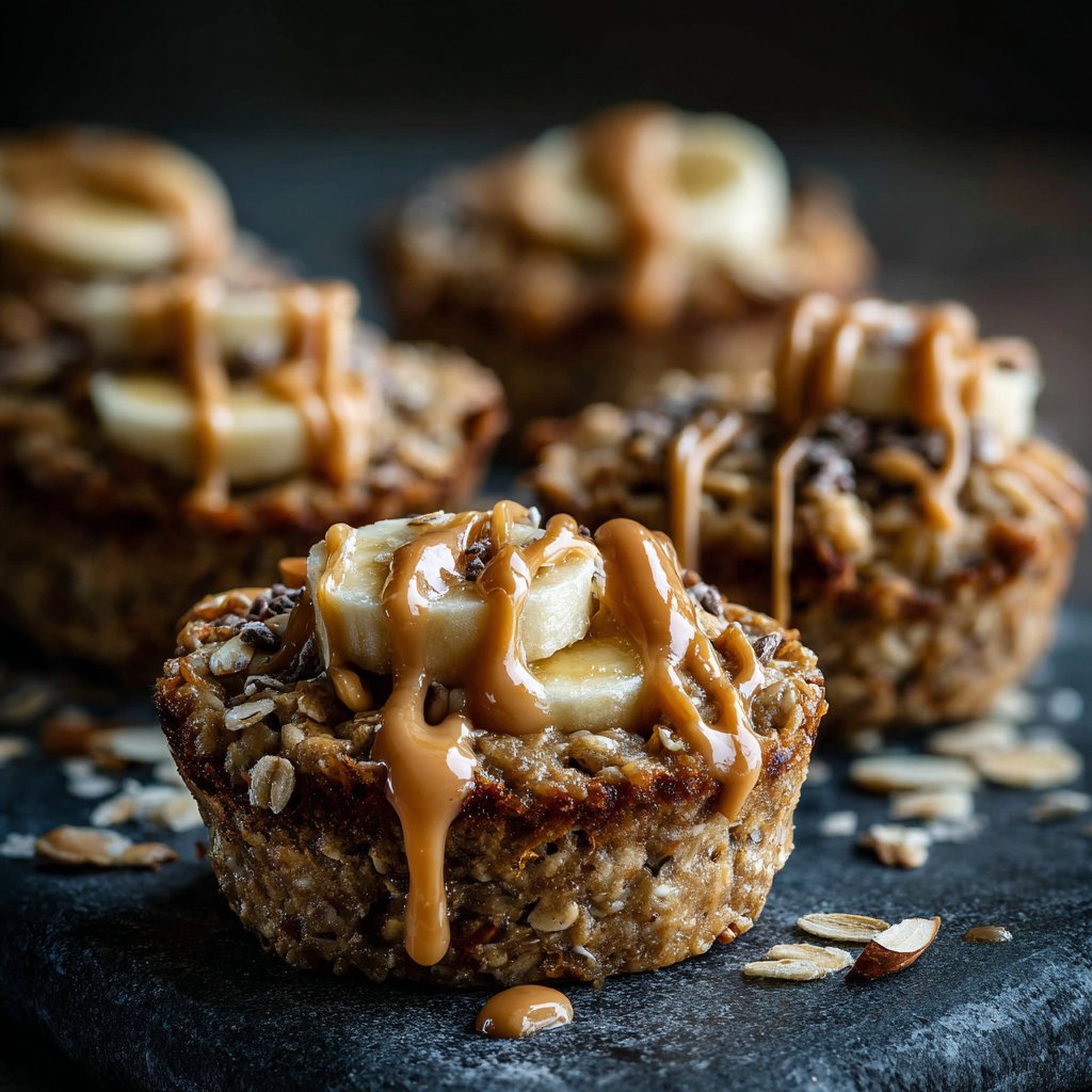 Peanut Butter Banana Almond Snack Bites