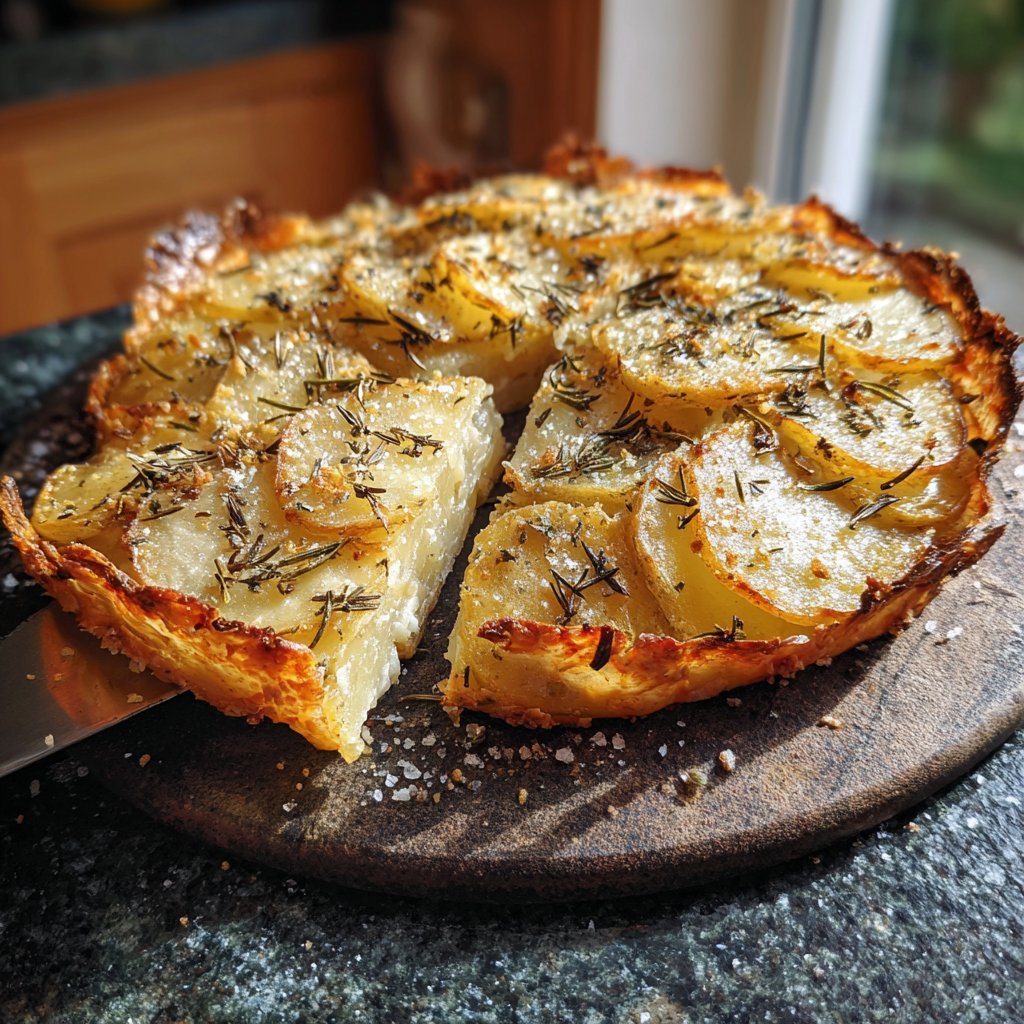 Rustic Airfryer Potato Galette